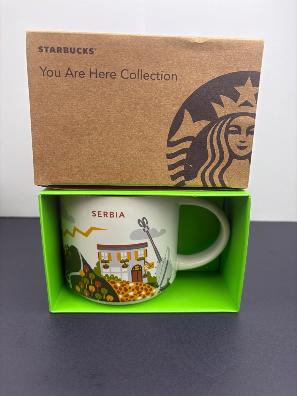 Starbucks Serbia Mug 2025 You Are Here Collection YAH